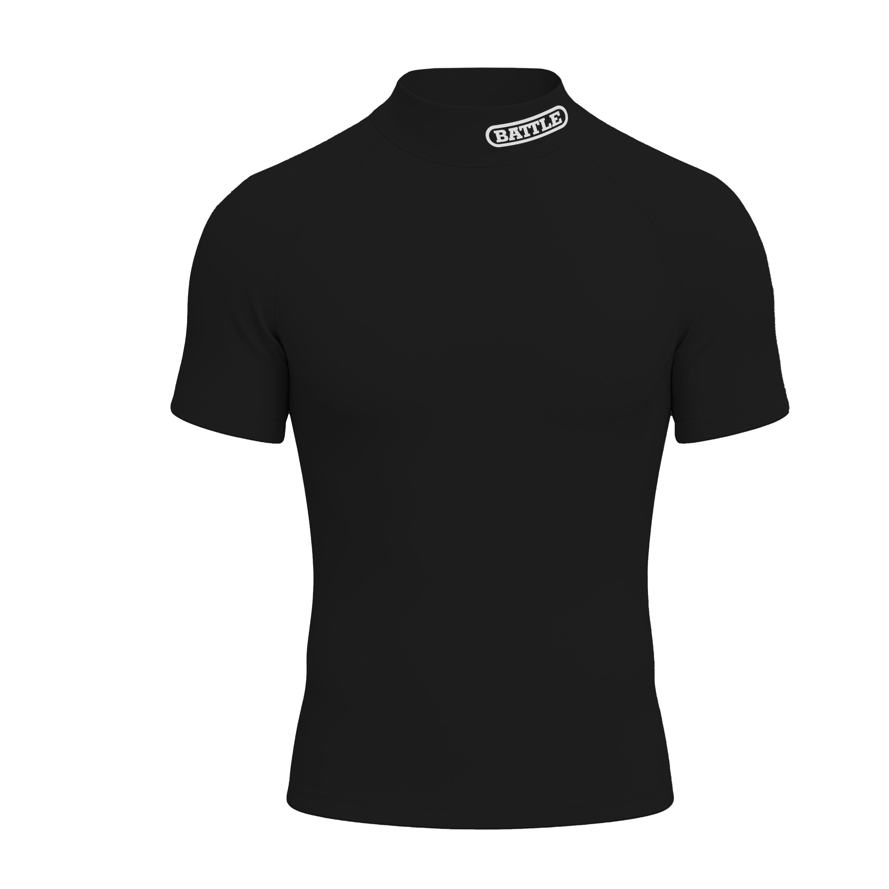 Mock Neck PRO Short Sleeve Compression for Kids & Adults | Battle