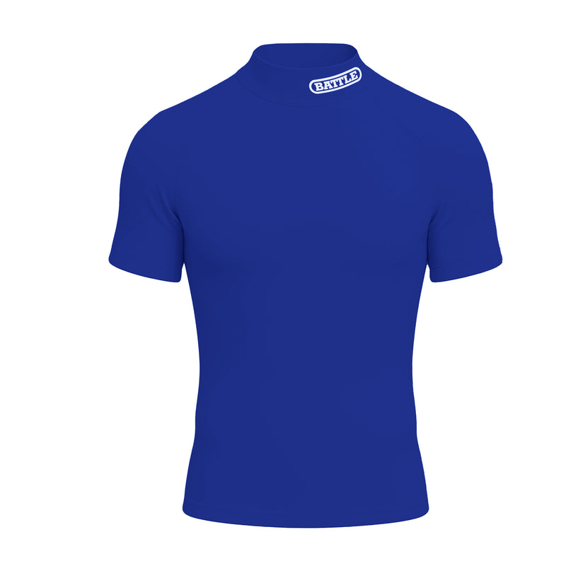Mock Neck PRO Short Sleeve Compression by Battle Sports