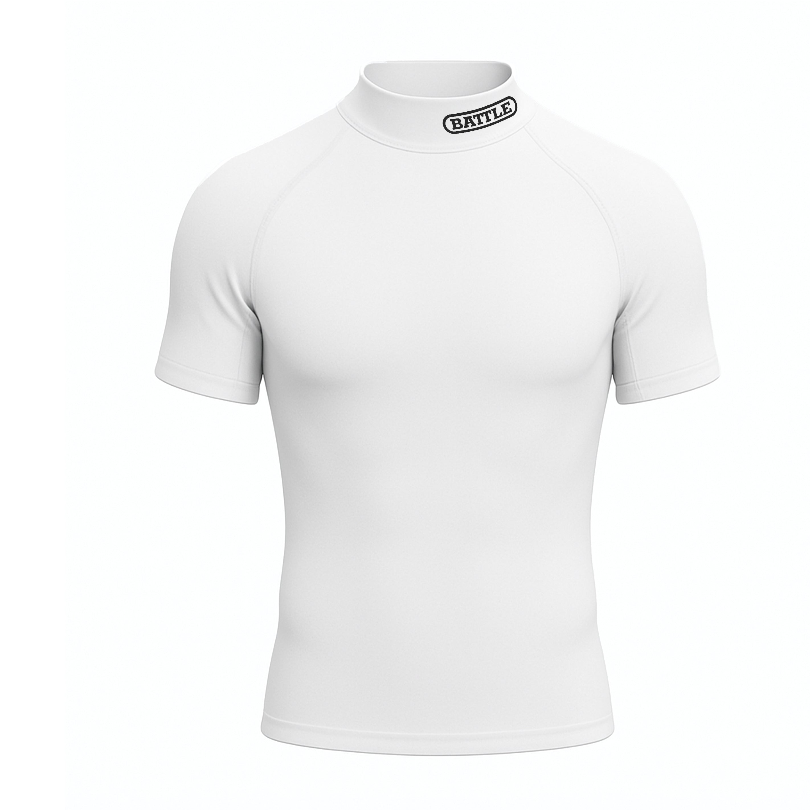 Mock Neck PRO Short Sleeve Compression for Kids & Adults | Battle