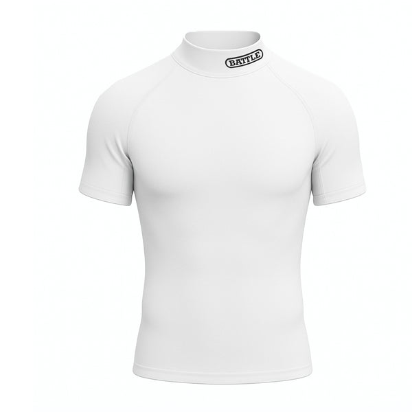 Mock Neck PRO Short Sleeve Compression by Battle Sports