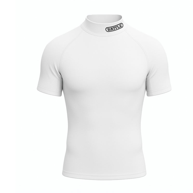 Mock Neck PRO Short Sleeve Compression by Battle Sports