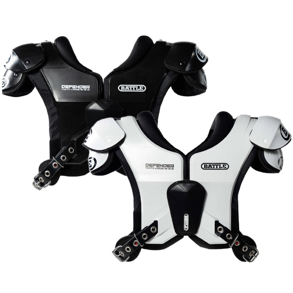 sports gear for football Defender Football Shoulder Pads - Adult & Youth
