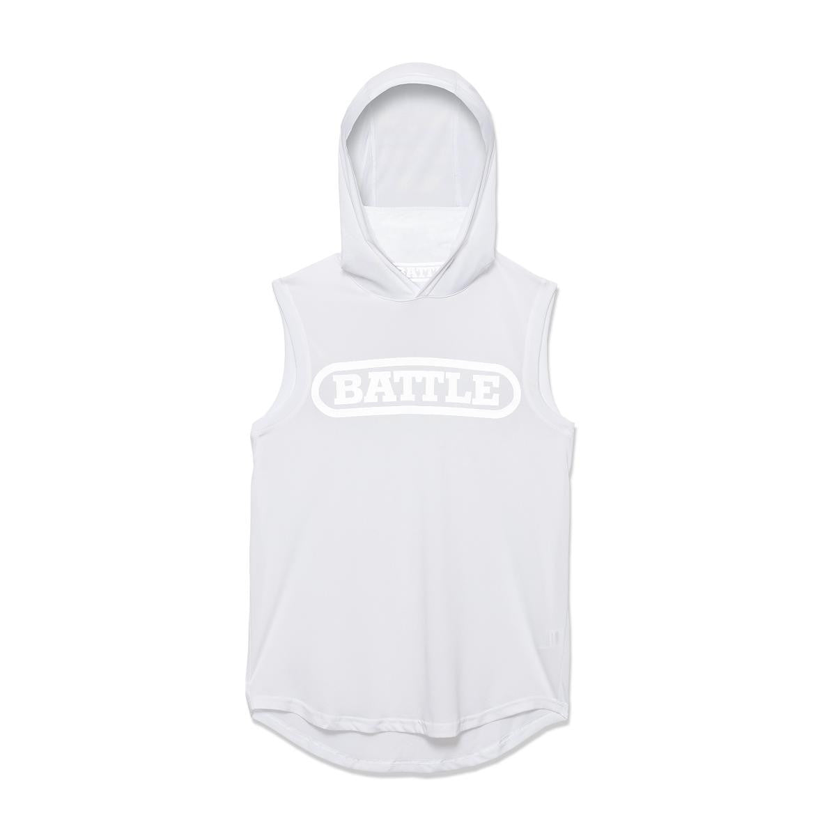 Sleeveless Battle Short Sleeve Hoodie Light Action Face Mask