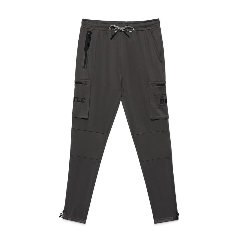 Grey; Lightweight Cargo Joggers