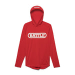 Red; Battle Sports Light Action Athletic Hoodie