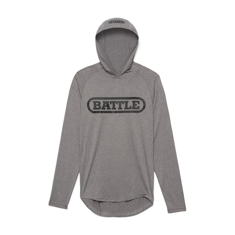 Grey; Battle Sports Light Action Athletic Hoodie