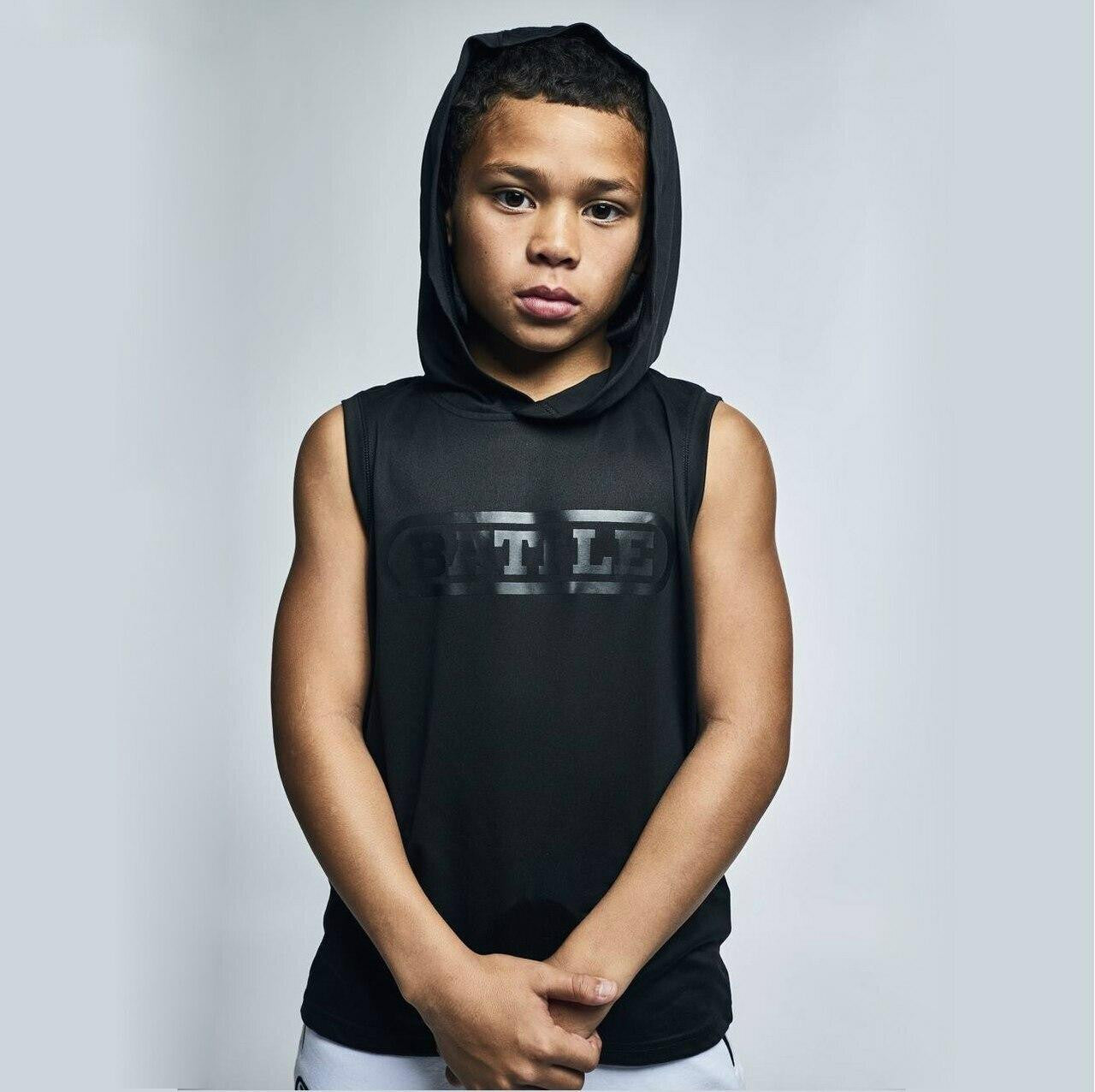 Light Action Sleeveless Athletic Hoodie for Adults & Youth