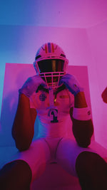 White / Black
Red / White
Maroon
Black / white
Neon Green
Royal
Bright yellow
Navy
Neon Purple
Neon Yellow
Neon Pink
Neon Orange
Orange Peel
Turquoise
Columbia Blue
Kelly Green
Pastel Pink
White / Purple
White / Red
White / Blue
Speed XL Football Mouthguard with Connected Thick Strap by Battle Sport